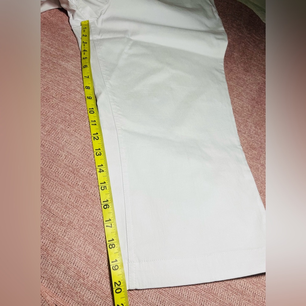 - Slim Sation White Capri pant women’s 16 - Picture 7 of 8